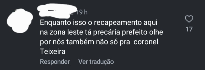 Screenshot_20250206-173425_Instagram Braga e David compartilham vídeo de caminhada "pré-campanha" e são cobrados por internautas. "Pena que as perifeias estão abandonadas"