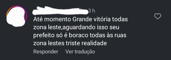 Screenshot_20250206-173702_Instagram Braga e David compartilham vídeo de caminhada "pré-campanha" e são cobrados por internautas. "Pena que as perifeias estão abandonadas"