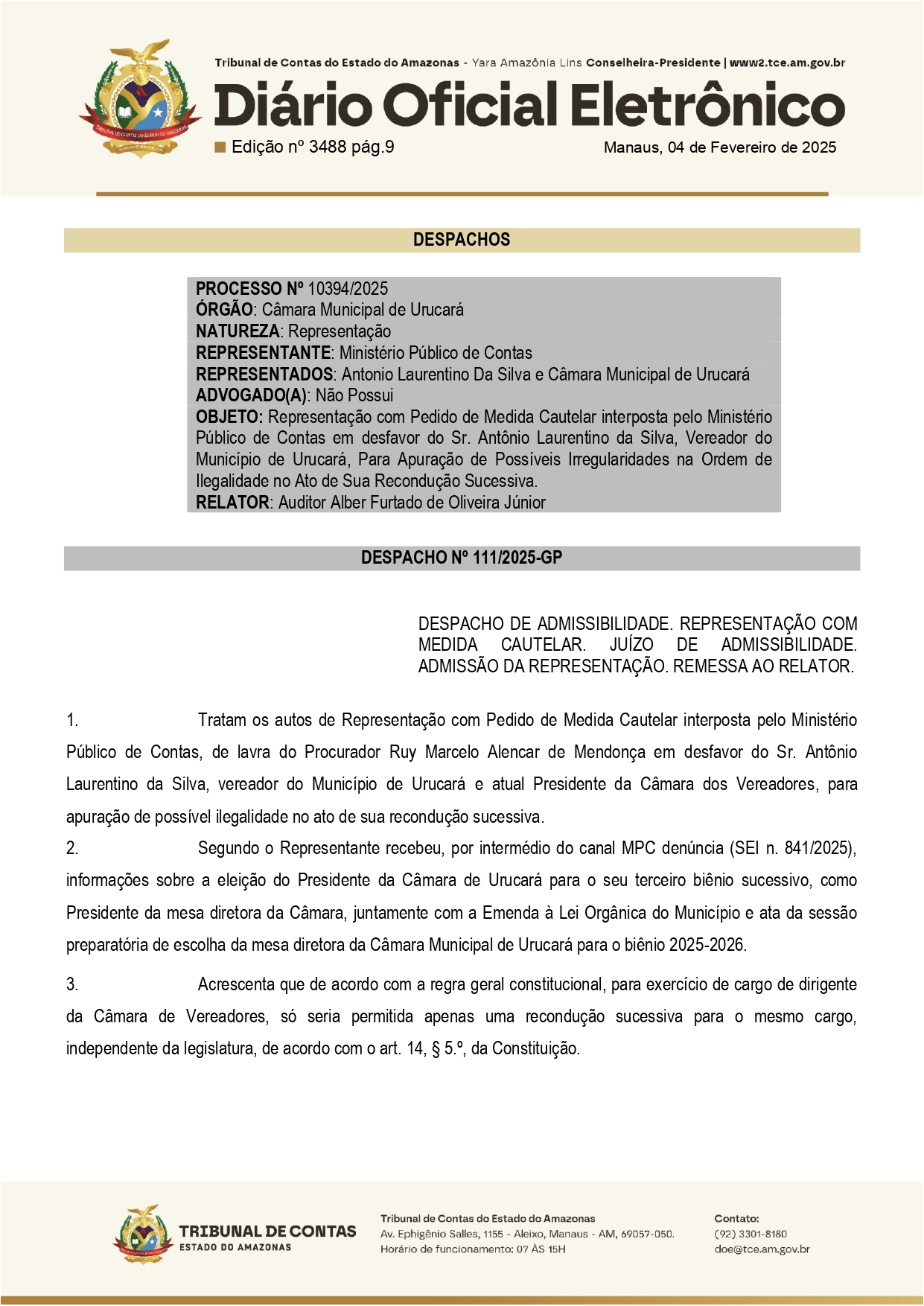 Vereador-Ururcara_page-0001 TCE-AM investiga vereador de Urucará que assumiu a Câmara pelo terceiro biênico consecutivo