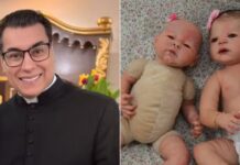 Padre diz que não fará missa, batiza ou primeira comunhão para bebê reborn