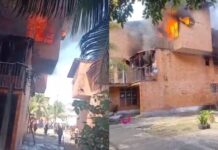 Apartamento pega fogo no Prosamim e quatro pessoas ficam feridas