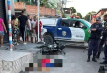 Bebê de 2 anos morre com tiro na cabeça durante execução do pai no bairro Valparaíso, em Manaus