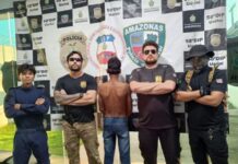 Em Uarini, Polícia Civil e GCM prendem homem condenado por tráfico de drogas
