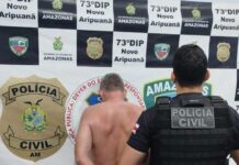 Em Novo Aripuanã, foragido da justiça de Mato Grosso é preso por estupro de vulnerável