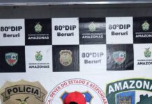 Polícias Civil e Militar prendem indígena por estupro de vulnerável praticado em aldeia na zona rural de Beruri