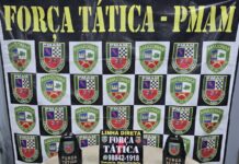 Dupla é presa com simulacro e celulares roubados após denúncia no bairro Jorge Teixeira