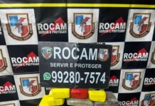 ROCAM apreende drogas e veículo usado em assalto na zona sul de Manaus