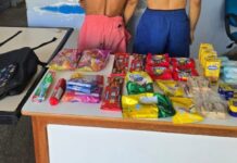 Dupla é presa em flagrante por furto qualificado em mercado de Juruá