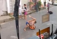 VÍDEO: Seis pessoas são filmadas em br1g@ no meio da rua no Puraquequara