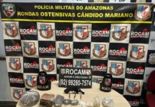 Homem com extensa ficha criminal é preso com arma e drogas em Manaus
