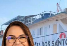 Prefeita Valciléia Maciel destaca saída da UBS Fluvial Catarina Brota que levará atendimentos às Famílias do Rio Manacapuru