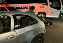 Jovem de 21 anos morre em acidente com carro na Avenida Torquato Tapajós