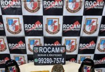ROCAM apreende armas e drogas na Zona Oeste de Manaus