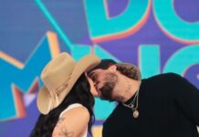 Ana Castela e Zé Felipe dão seu primeiro beijo em público e enlouquece fãs