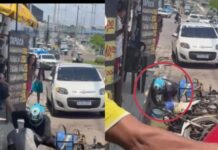 VÍDEO: Motoqueiros trocam s0c0s em meio a lama no Jorge Teixeira