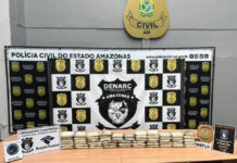 Cocaína avaliada em R$ 4,5 milhões é apreendida em rodas de caminhonete pela Polícia e Receita Federal