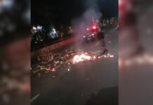 VÍDEO: Tentativa de homenagem a traficantes m0rt0s no Rio, termina em confusão entre faccionados e policiais na Compensa