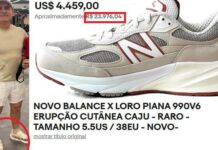 David Almeida pisa na lama do povo com tênis de quase R$ 24 mil”