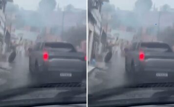 Fogo atinge casa durante forte chuva no Grande Vitória