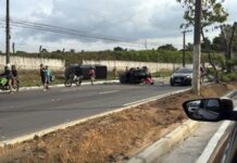 Acidente na Avenida do Turismo deixa pessoas m0rt4s e feridas neste domingo