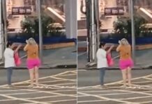 VÍDEO: Mulher é filmada fazendo macumba em encruzilhada na Djalma Batista