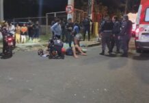 Vascaínos se empolgam na comemoração e provocam acidente no Parque Dez