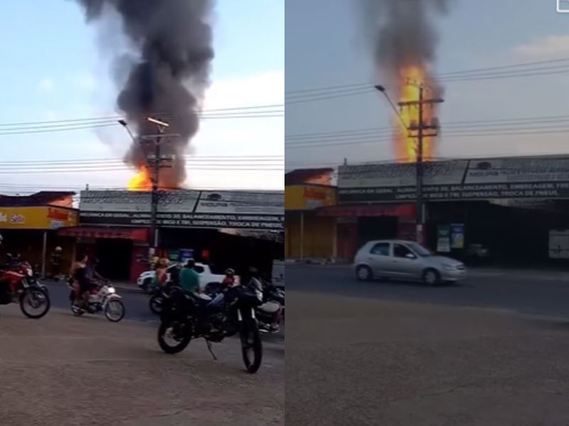 Incendio-atinge-oficina-mecanica-em-Manaus-veja-video