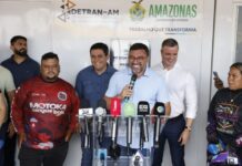 Governador Wilson Lima entrega primeiro Pit Stop do Motociclista Legal em Manaus
