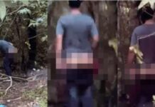 VÍDEO: Polícia encerra ‘suruba’ entre homens em área de mata no Distrito