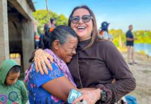 Prefeita Valciléia Maciel vai até comunidade rural em Manacapuru para inaugurar sistema de água tratada