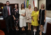 Ministério Público do Amazonas recebe nova superintendente da Polícia Federal