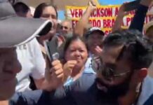 Segurança de vice-prefeito agride repórter durante vistoria de Eduardo Braga em Iranduba