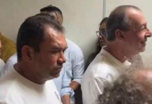 Nem o locutor ficou: Voz oficial de David Almeida aparece com Omar Aziz e rende piadas nos bastidores da políticos