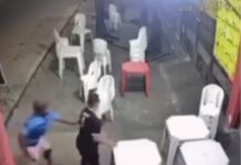 VÍDEO: Bandido rouba pizzaria no Braga Mendes