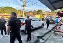Polícia comanda uma operação em bairros da zona Norte de Manaus