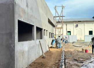 Obras da Central do SAMU avançam em Parintins
