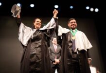 André Zogahib e Katia Couceiro são empossados nos cargos de reitor e vice-reitora da UEA