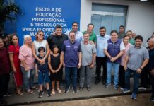 Felipe Souza acompanha inauguração de escola do Cetam em Manacapuru fruto de indicativo parlamentar