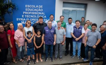 Felipe Souza acompanha inauguração de escola do Cetam em Manacapuru fruto de indicativo parlamentar