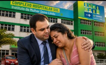 Pulso firme: Governador afasta equipe médica após mulher dar à Luz em Banheiro da Maternidade Dona Lindu