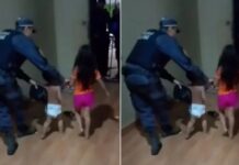 Mulher é presa por deixar os filhos trancados para brigar no meio da rua com a rival em Fonte Boa