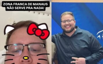 Associação Comercial do Amazonas acionou o MP-AM e MPF após declarações do influenciador bolsonarista sobre a Zona Franca