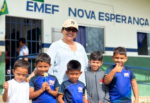 Prefeita Valciléia Maciel vistoria escolas da zona rural e garante atenção à alimentação saudável dos estudantes