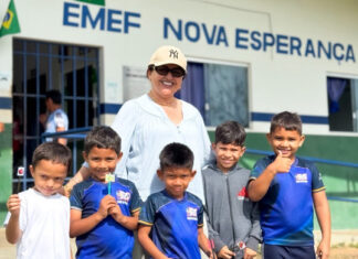 Prefeita Valciléia Maciel vistoria escolas da zona rural e garante atenção à alimentação saudável dos estudantes