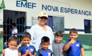 Prefeita Valciléia Maciel vistoria escolas da zona rural e garante atenção à alimentação saudável dos estudantes