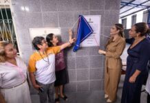 Primeira-dama Thaisa Cidade visita Centro Social São Benedito, contemplado com recursos do FPS para qualificação profissional