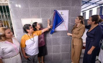 Primeira-dama Thaisa Cidade visita Centro Social São Benedito, contemplado com recursos do FPS para qualificação profissional