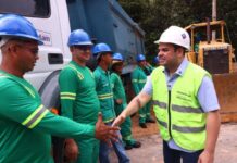 Em Rio Preto da Eva, governador Roberto Cidade dá início à última etapa das obras de modernização da AM-010