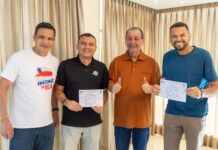 PSD de Omar Aziz recebe a filiação de mais cinco prefeitos do interior do Amazonas