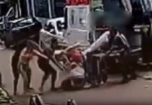 VÍDEO: Idoso cai da maca após equipe do Samu tentar colocar ele na ambulância na zona Oeste de Manaus